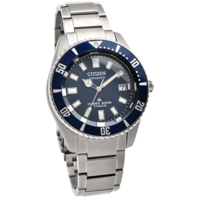 Pre-owned Citizen Promaster Nb6021-68l Titanium Mechanical Automatic Diver 200m Watch