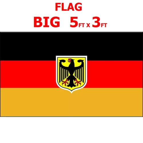 FLAG ANZAC GERMAN  EAGLE 5FT X 3FT GERMANY SS BERLIN MAN CAVE GARAGE BEDROOM DIY