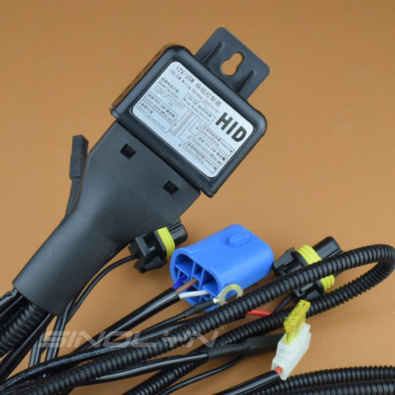 9004 9007 HID Xenon Relay Harness For Bixenon Bulbs High Low Beam