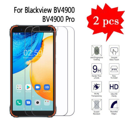 2PCS BLACKVIEW BV4900 / BV4900 ProBV 4900 Tempered Glass Film Screen Protectors