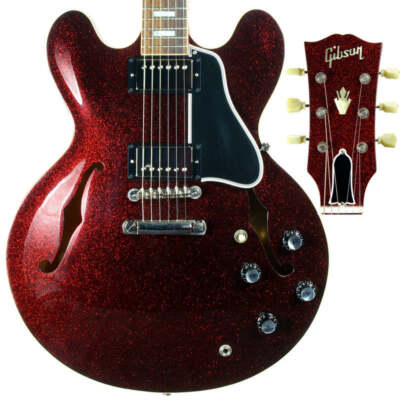 2008 Gibson Custom Shop 1963 ES-335 Red Sparkle -- MATCHING
