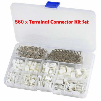 560-teilige Anschlussklemmen-Kits M / F JST-XH 2/3/4/5 PIN 2/3/4/5 Pin-Kit Micro