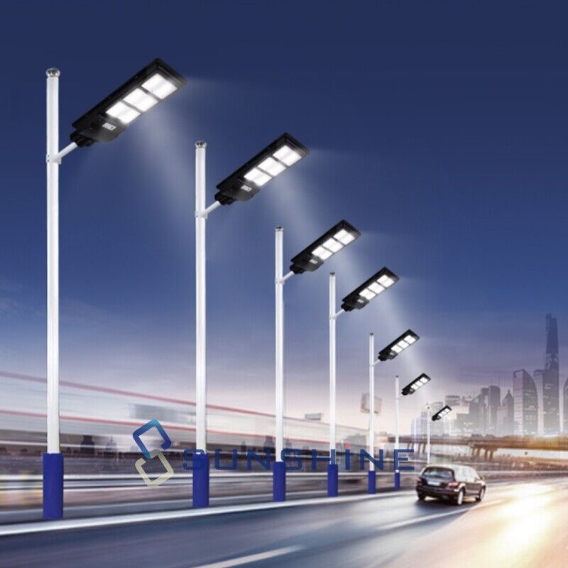 990000LM Outdoor Dusk-to-Dawn Solar Street Light Commercial IP67 LED