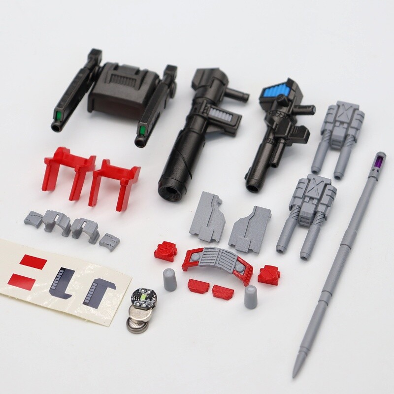 LED GUN Weapon Filler Sticker Upgrade Kit For Legacy United SDCC Orion Pax