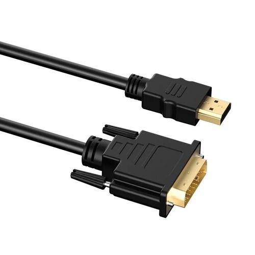 New HDMI to DVI-D 24+1 Pin Monitor Display Adapter Cable Male/Male HD HDTV 6 FT