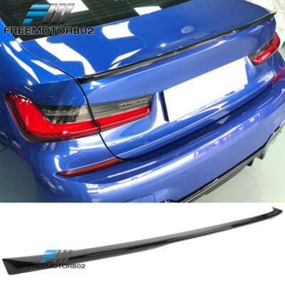 Fits 19-25 BMW G20 3 Series G80 M3 M Performance Trunk Spoiler Gloss Black ABS