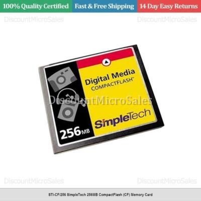 STI-CF/256 SimpleTech 256MB CompactFlash (CF) Memory Card