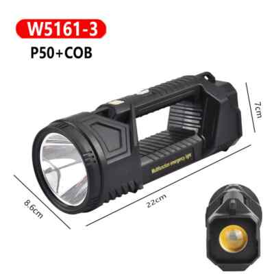 150000lm Solar LED Searchlight Powerful P90 WorkLight Flashlight Camping Lantern
