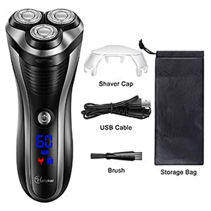 Hatteker Electric Shaver Razor Beard Trimmer for Men Pop-Trimmer Waterproof