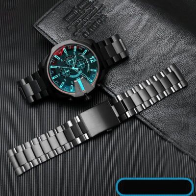 Stainless Steel Watch Strap Fit For Diesel DZ4318 DZ4323 DZ4283 DZ4309 26mm