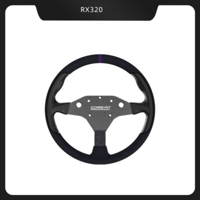 Conspit RX320 320mm/12.6'' Microfier Leather SIM Steering Wheel Rim for H.AO Hub