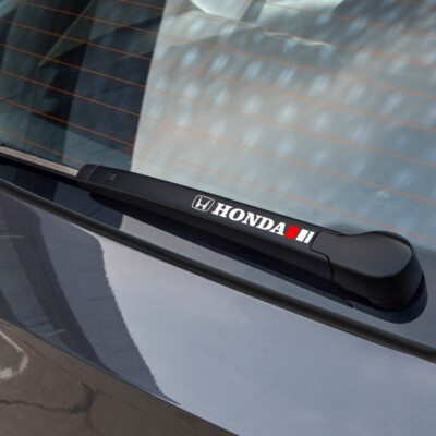 2PCS PVC Car Window Wiper Sport Sticker Side Decals For Honda Car Accessories