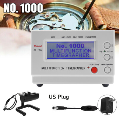 No.1000 Weishi Multifunction Watch Timegrapher Timing Machine Tester Tool D6P7