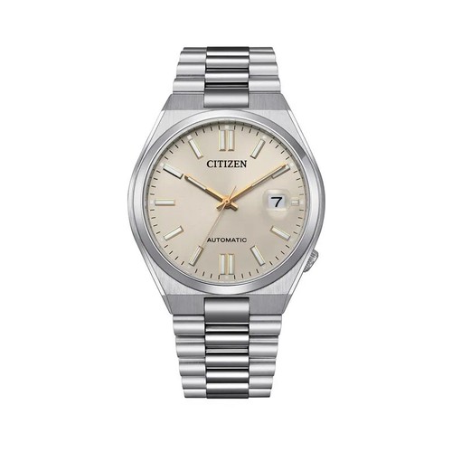 Pre-owned Citizen Tsuyosa Automatic Men's Stainless Steel Watch Nj0151-88w Japan