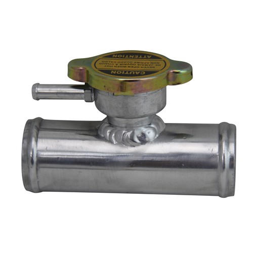 ALUMINUM IN LINE RADIATOR HOSE FILLER NECK/CAP（38MM）HOSE 11/2