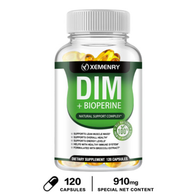DIM(Diindolylmethane) 910mg - with Bioperine - Premium Hormonal Support Formula