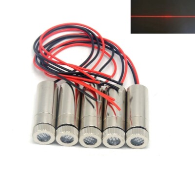 5pcs Adjustab 650nm 10mw Dot Line Cross Beam Red Lights Laser Diode Module 3V-5V