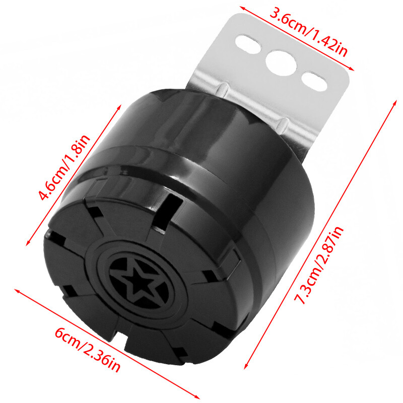 12V Back Up Alarm with Wire 105DB Reverse Beeper Horn For Car Pickup Van Truck