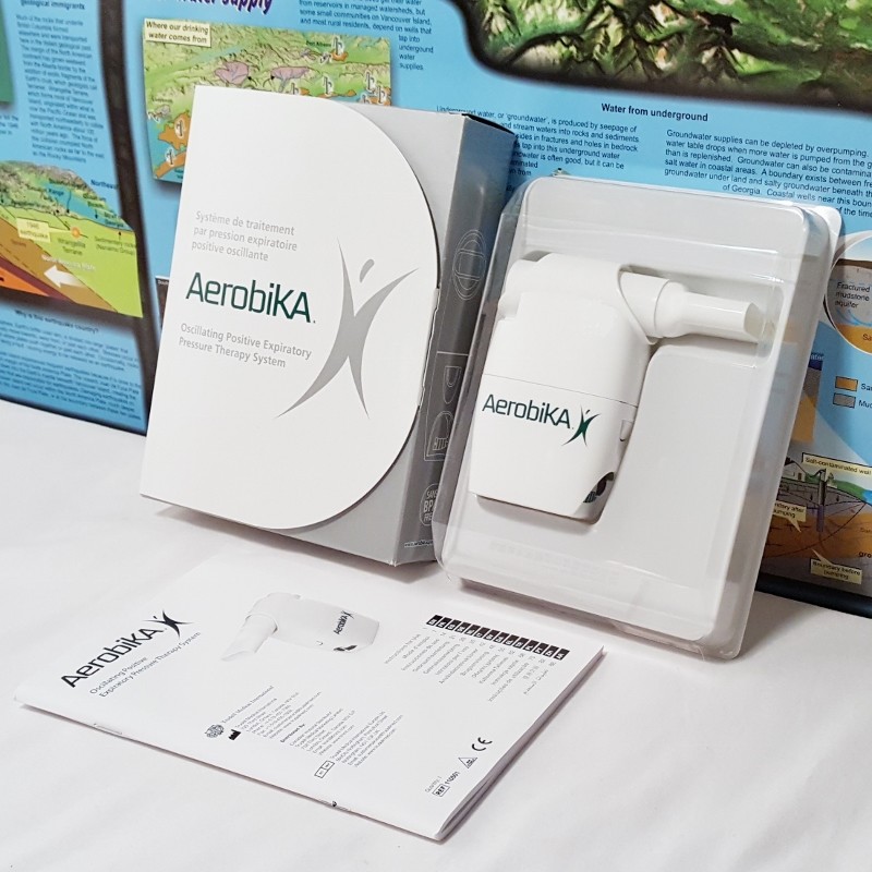 AEROBIKA Oscillating Positive Expiratory Pressure OPEP Device COPD ~NEW OPEN BOX