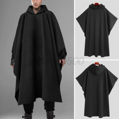 【新品】IORE PONCHO COAT / black Amazon.com: Maiyifu-GJ Men Lightweight Casual Cape Cloak