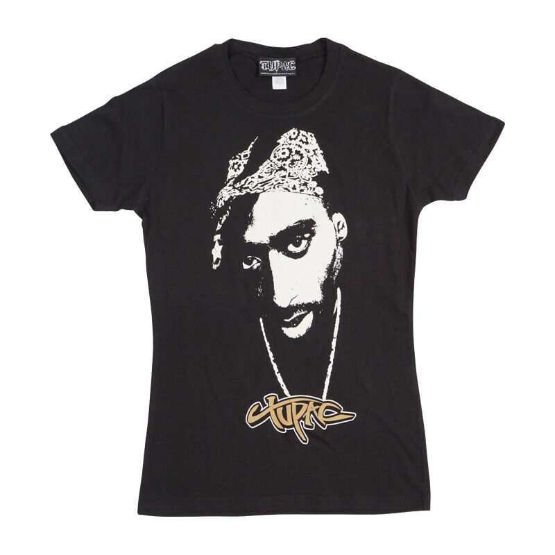 

ЖЕНСКАЯ ФУТБОЛКА TUPAC со СКАНОМ, Black