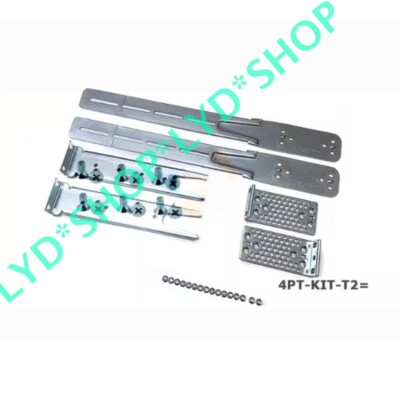 1SET New 4PT-KIT-T2= Rack Rail Mount Kit Fit For C9300LM-24U-4Y-A Switch