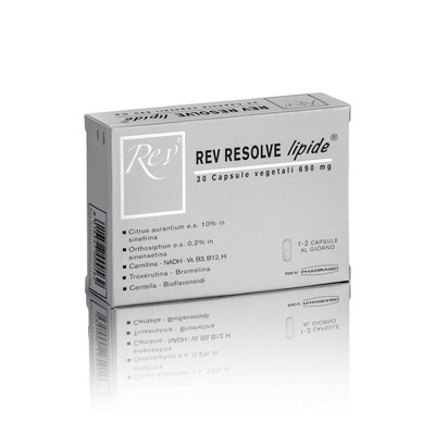 REV PHARMABIO Rev Resolve lipide - supplement for lipid metabolism 30 capsules