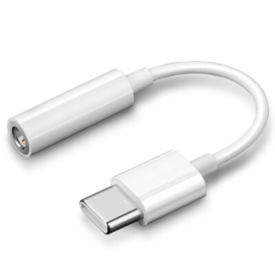USB-C Type C Adapter Port to 3.5MM Aux Audio Jack Earphone Headphone Cable USB /