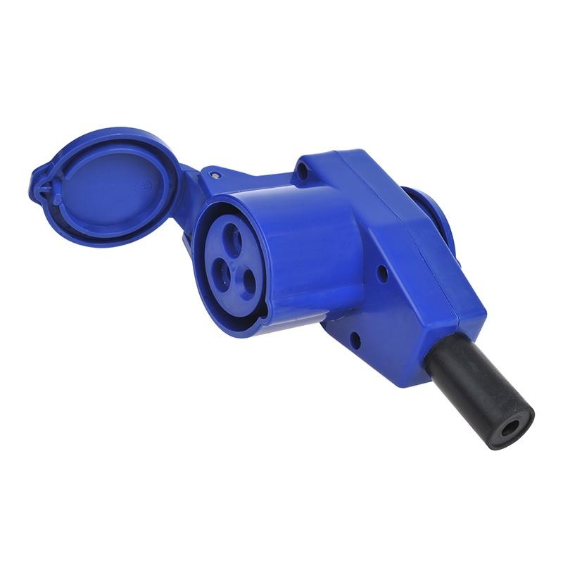 CEE-Winkelkupplung blau 373503 - Bild 1
