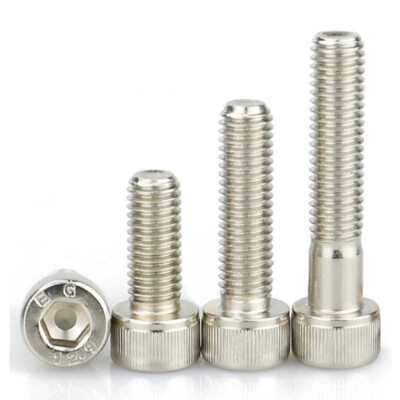 Socket Cap Head Bolt Allen Key Screws High Tensile 12.9 Ni Plated M2M3M4M5M6-M12