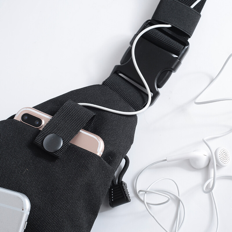 Men Personal Flex Bag Anti Theft Slim Crossbody Sling Backpack for Travel Sports