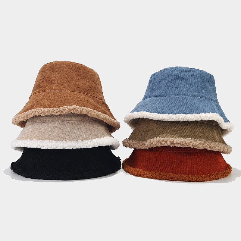 Donna Inverno Sherpa Foderato Velluto a Coste Sacca Cappello Escursioni Outdoor