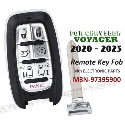 M3N-97395900 for Chrysler Voyager 2020-2023 Keyless Remote Start Smart Key Fob