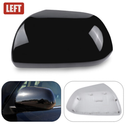 Left Driver Side Rearview Mirror Cover Cap Black For 2008-2013 Toyota Highlander