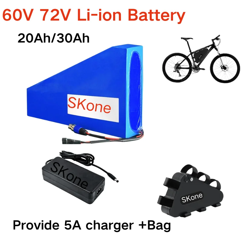 60V 72V Portable Power Module 20Ah 30Ah with Charger and Carry Bag