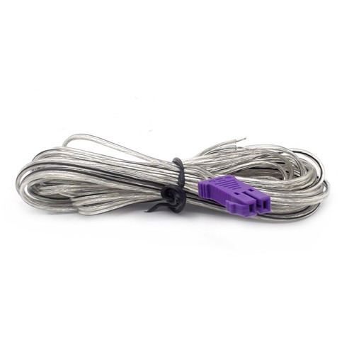 1PC 10ft / 3m Speaker Cable Wire With Purple Plug For
