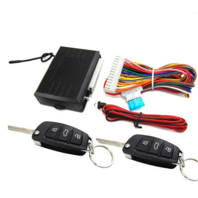 US 12V Keyless Entry Engine Start Alarm System Locking Push Button Remote Stop