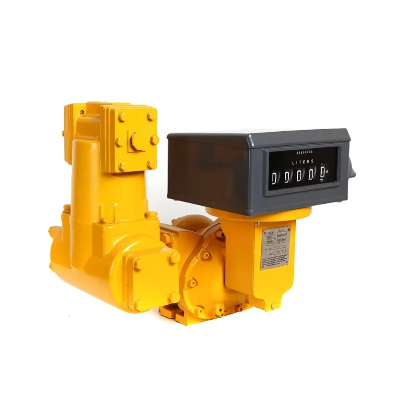 M80 Portable LC 3Inch Positive Displacement Petrol Flow Meter True Gravity Gas S
