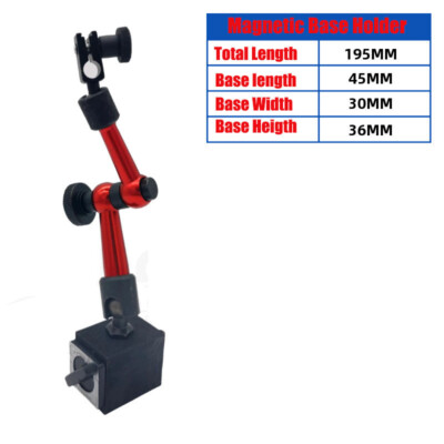 Mini Magnetic Base Dial Indicator Holder 66 Lbs Capacity with On/Off Switch