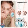 Maxjoy for AirPods 3rd Generation Case, Unique Design Hard Protective Shockproof Airpods 3 Case Cover with Keychain Compatible with Apple AirPods 3rd Charging Case for Women Men,Green Tree Lanyard