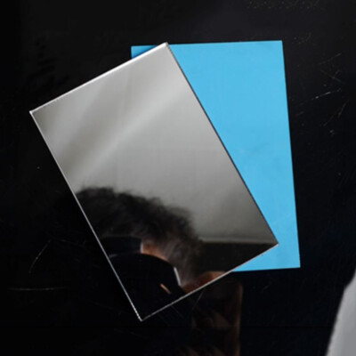 Silver Acrylic Mirror Perspex Sheet Plastic Material Panel Cut to 2mm 3mm Thick
