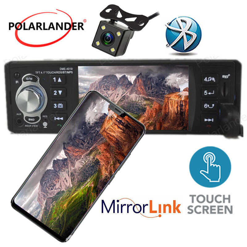 Stereo Bluetooth Rds Remote Control Fm/usb/tf With Camera