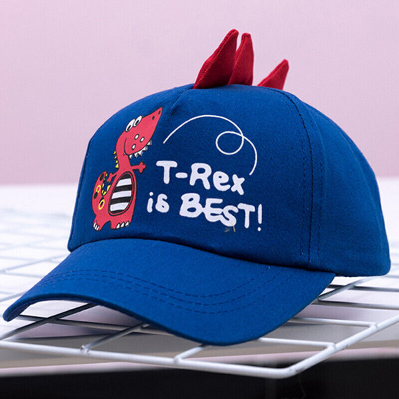 Kids' Child Boys Girls Cartoon Dinosaur Baseball Cap Snapback Adjustable Sun Hat