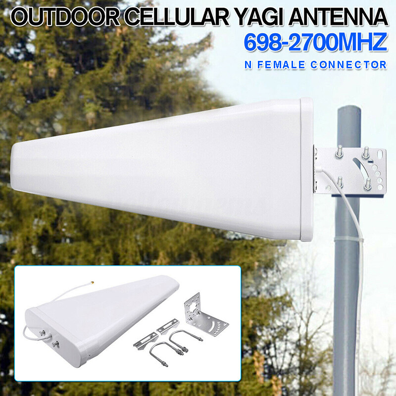 698-2700MHZ 4G LTE Directional Cellular Yagi Antenna Outdoor Signal Amplifier US