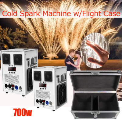 700W Cold Sparkler Firework Machine Party Firework & Flight Case