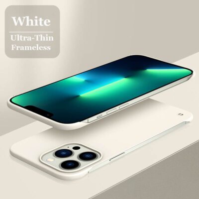 Matte Ultra Thin Frameless PC Hard Case Fr iPhone 16 Pro Max 15 Matte Slim Cover