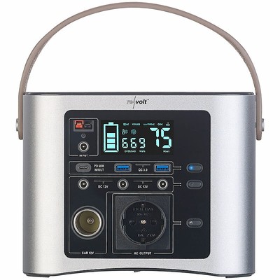 Notstrom: High-End-Powerbank & Solar-Konverter 90 Ah, 333 Wh, 230 V, 300 W