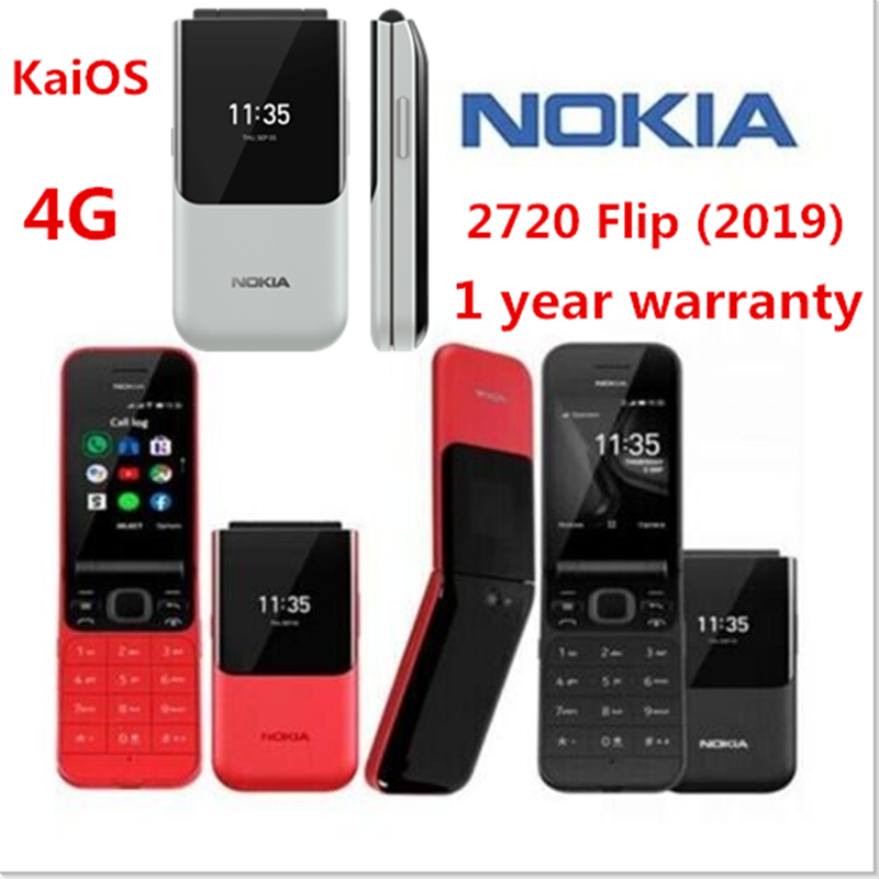 Original Nokia 2720 Flip (2019) 4G LTE Dual SIM KaiOS