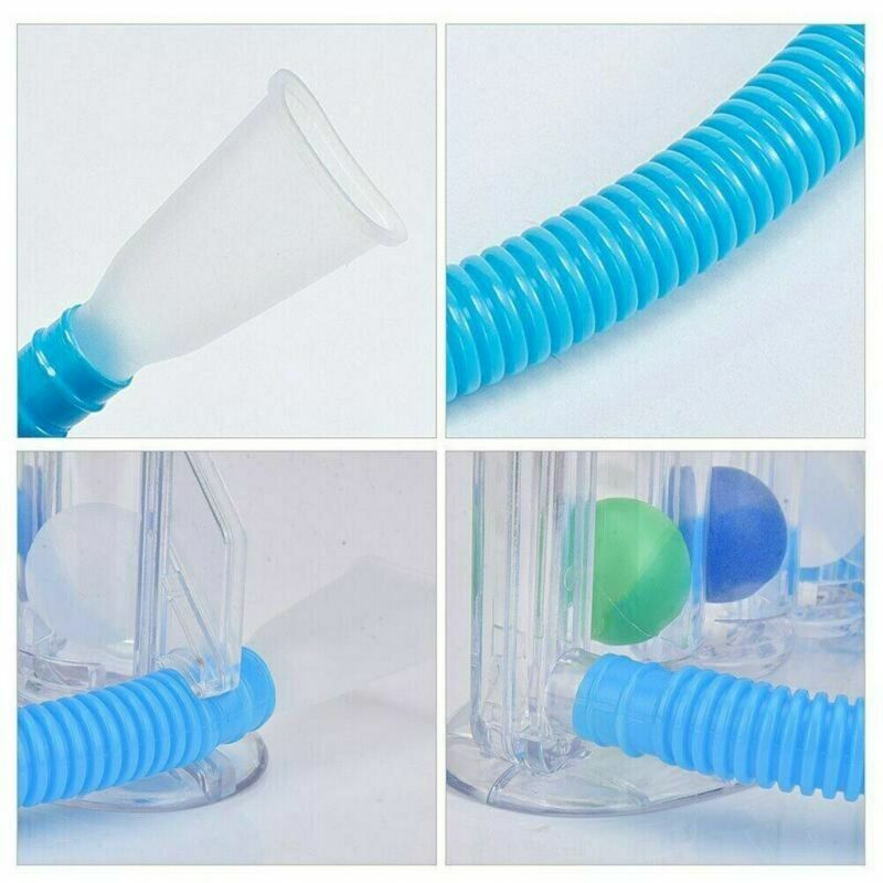 Deep Breathing Lung Exerciser 3 Balls Spirometer ...
