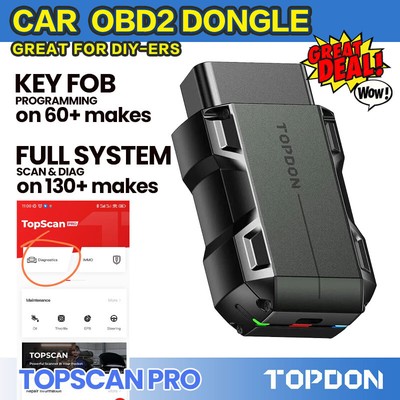 2025 TOPDON AD600S+ PRO / TOPSCAN PRO All System OBD Diagnostic Best For DIY-ERS